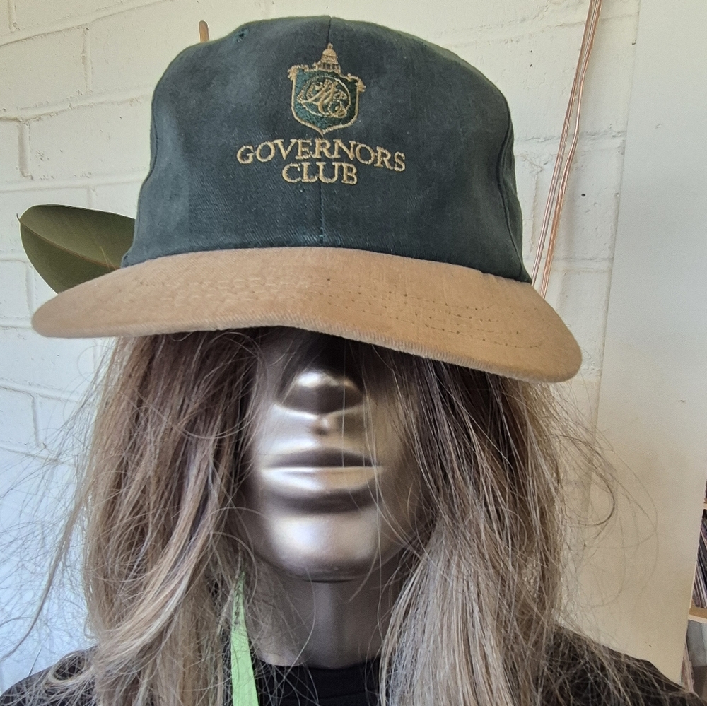 Haley Governors Club Green and Tan Cap